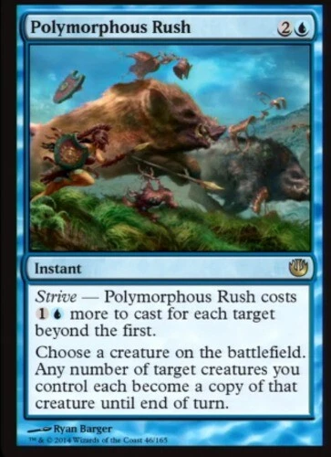 4x NM-Mint, English Foil Polymorphous Rush - Foil Journey into Nyx magicmtg - Image 1 of 1