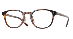 Oliver Peoples OV5219FM 1007  Fairmont-F Dark Mahogany Havana Square Eyeglasses - Picture 1 of 3