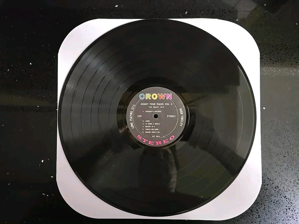 HONKY TONK PIANO Vol 3 Crazy Guy Crown Record ONLY CST 239 *G* ULTRASONIC CLEAN Foto 1 de 4