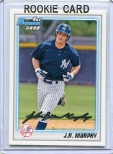 2010 Bowman Baseball Card J R Murphy ROOKIE New York Yankees MINT # BP 96