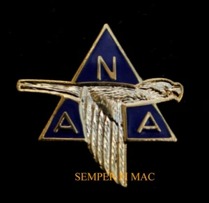 NAA NORTH AMERICAN AVIATION LAPEL HAT PIN UP T-6 P-51-B-25 F-86 X-15 XB70 APOLLO - Picture 1 of 16