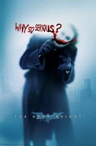DC Comics Movie - The Dark Knight - The Joker - Why So Serious One Sheet Poster - Picture 1 of 29
