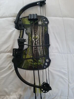 Conjunto de tiro com arco Barnett Tomcat Junior 3 pinos mira glo brilhante de fibra óptica - Imagem 1 de 4