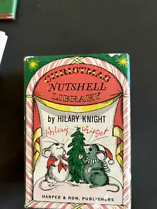 Signed Christmas Nutshell Library by Hilary Knight c.1963 4-set, 1st Edition - Picture 1 of 6