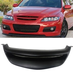 Front Bumper Upper Grille Grill Cpver For Mazda 6 Atenza MPS 2006-07 Matte Black - Picture 1 of 9