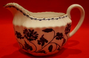 SPODE ~~ CORONEL AZUL ~~ JARRA CREMA RIBETE ORO AZUL Y BLANCO Y6235 - Imagen 1 de 5