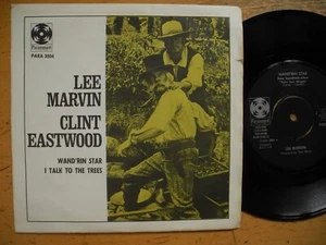 LEE MARVIN CLINT EASTWOOD Wandrin Star / I Talk To The  45 7" single 1969 Sweden - Picture 1 of 2