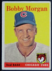 Baseball $ 1- $ 2 1958 Topps Baseball Bobby Morgan #144 Cubs Barb84 - Bild 1 von 2