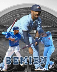 Toronto Blue Jays Lithograph print of Marcus Semien 2021 11 x 14 - Picture 1 of 1