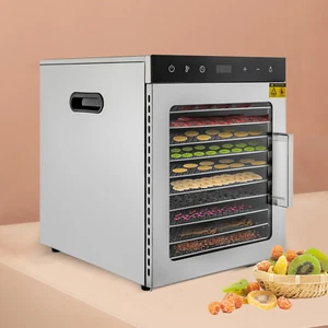 Disidratatori per Macchina Alimentare per Alimenti Casa Acciaio Inox 10 Strati 30-90 - Foto 1 di 21