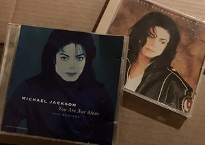 MICHAEL JACKSON - You Are Not Alone (Remixes) - Who Is It? - 2 NM R&B CD Singles - Picture 1 of 1