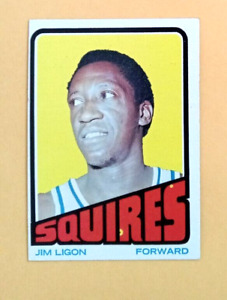 1972/73 Topps Basketball Card #204 JIM LIGON Squires  NR/MT O/C