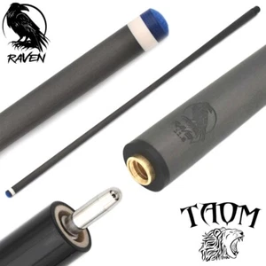RAVEN Carbon Fiber Pool Cue - Shaft Only (11.8mm, 29") Uni-Loc, TAOM Fusion tip - Picture 1 of 7