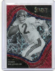 2022 Select Draft Football Terry Bradshaw Red Lazer Field Level Prizm +1 - Bild 1 von 2
