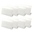 Clear Label Holders for Desk - 30Pcs Wire Holders