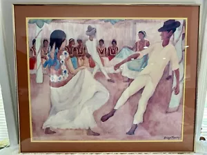 Diego Rivera - "Baile en Tehuantepec" Print 34”x28” - Picture 1 of 8