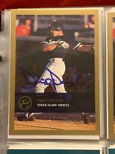 DAVID PARRISH AUTOGRAPHED SIGNED 2000 JUST MINORS GOLD CARD YANKEES COA