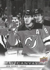 2022 Upper Deck Canvas #C49 Jack Hughes   Card RG