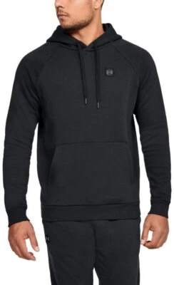 Under Armour Training Black Hoodie Soft Fleece Gym Workout UA Mens Size XXL - Image 1 of 4