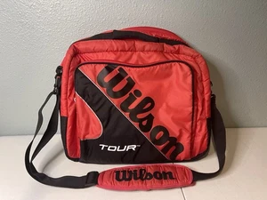 WILSON TOUR RED CARRY ON BAG RED - Picture 1 of 9