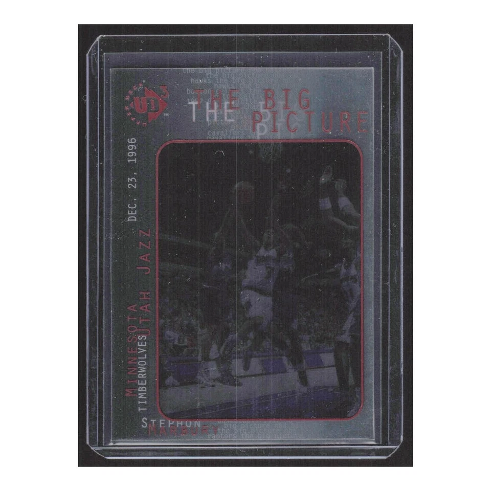1997 Upper Deck Ud3 Stephon Marbury Timberwolves #42 - Image 1 of 3