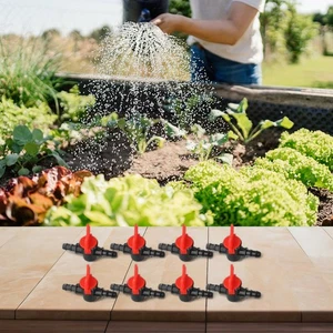 8 Stück Garten Bewässerung Wasserhahn Ventile mit Kompatibilität für verschiedene Schläuche - Bild 1 von 12