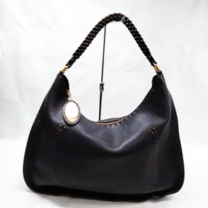 Fendi Hand Bag Brown Leather 3131766 - Imagen 1 de 11