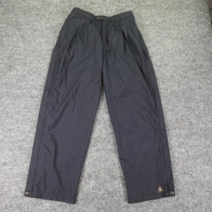 DryJoys by FootJoy Pants Large Black Waterproof Golf Rain Zip Leg Mens Outdoor - Picture 1 of 14