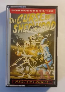 THE CURSE OF SHERWOOD - Mastertronic - Commodore 64 C64 C128 - TESTED see photos - Picture 1 of 7
