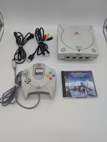 SEGA Dreamcast Console - White With Controller And Aerowings 2, Tested! 