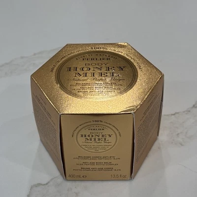 Perlier Body Honey Miel Anti-Age Body Balm Jumbo Size 13.5 oz Organic NIB - Image 1 of 2