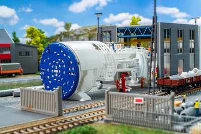 Faller 130897 HO scale 1:87 Kit of Tunnel boring machine under construction 2025 - Image 1 of 4