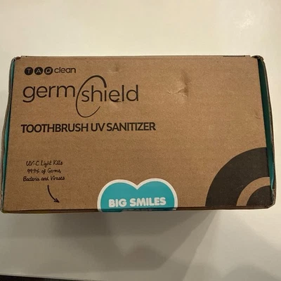Germ Shield UV Toothbrush Sanitizer Universal Cleaning Tao Clean New in Box - Image 1 of 2