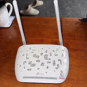 TP-Link TD-W9970 300Mbps Wireless Modem Router - White With Power Lead And Lan. - Bild 1 von 10