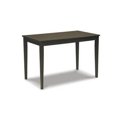 Kimonte Rectangular Dining Room Table, Black - Image 1 of 4