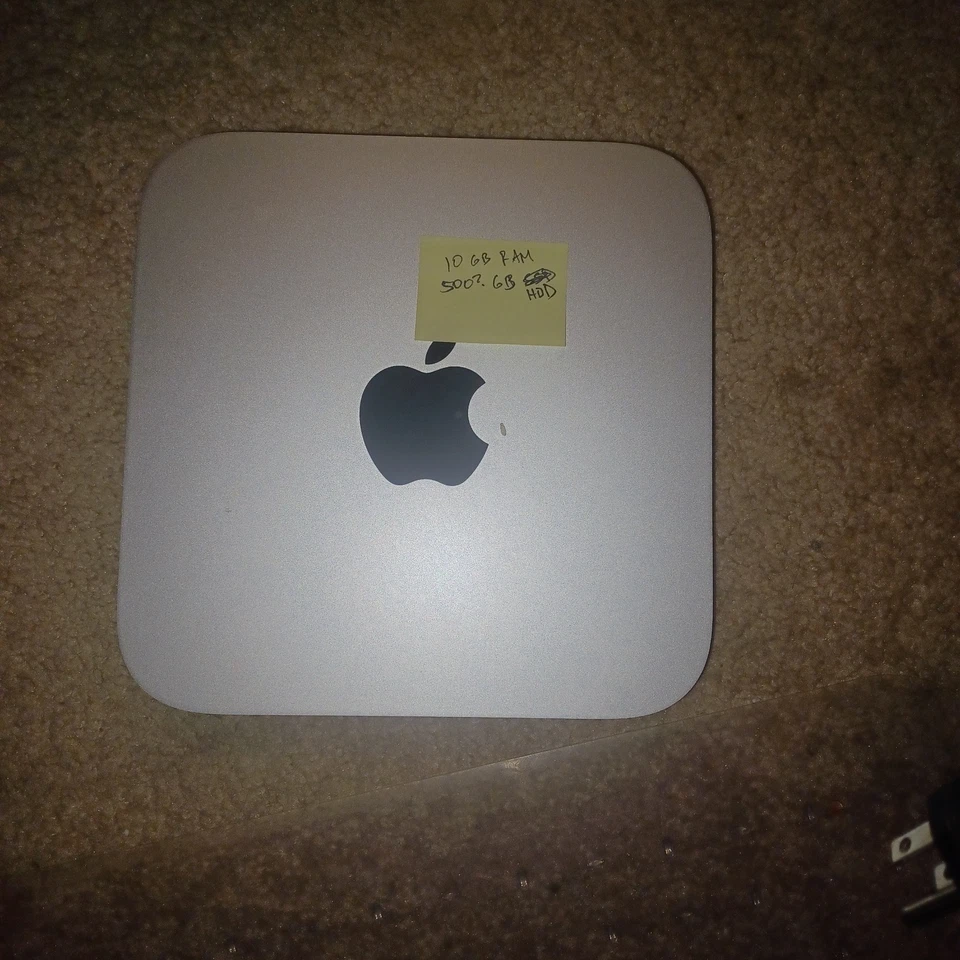 Mac Mini 2010 Core 2 Duo 2.4 Ghz, for parts, maybe runs? - Image 1 of 1