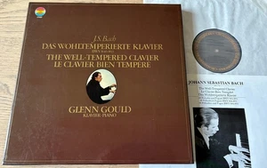 CBS 77247 BACH WOHLTEMPERIERTES KLAVIER KLAVIER 4-LP GOULD (1980er) EX HOLLAND - Bild 1 von 5
