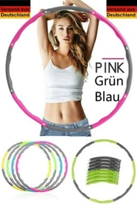Hoola Hoops Fitness Sport Bauchtrainer Hula Hoop Hup Reifen 8 Segmente Qualität - Bild 1 von 1