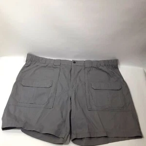 Pantalones Cortos de Carga Croft & Barrow Talla 52 Para Hombre Grandes y Altos Informales Gris Algodón - Nuevos - Imagen 1 de 8