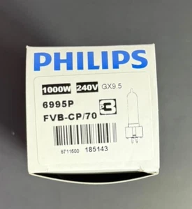 Philips 6995P Halogen Bulb 1000W 240V GX9.5 Lamp FVB-CP/70 - Picture 1 of 2
