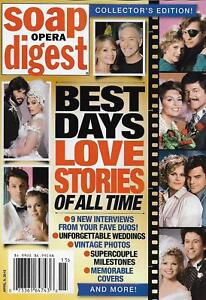 Soap Opera Digest Magazine April 9 2018 Best Days of Our Lives Love Stories 