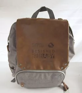 Sun Pow Designer Mommy Diaper Bag Large Capacity Maternity Backpack New No Tags - Picture 1 of 6