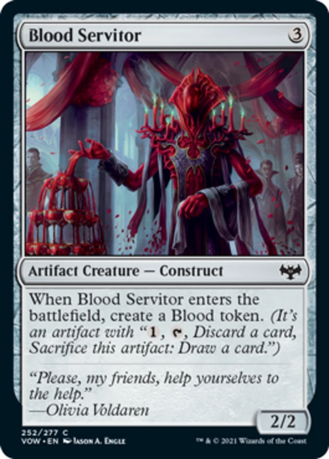 Innistrad: Crimson Vow - Blood Servitor - Foil - Image 1 of 1