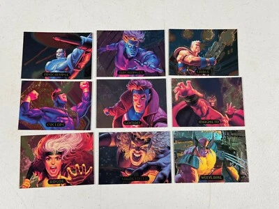 1994 年漫威大师:动力爆破:全套 9 G & T HILDEBRANDT 近乎完好 — 第 1/4 张图片