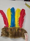 Vintage Feather Headdress Native American Toy by The Cherokee Qualla Reservation