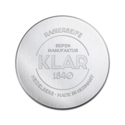 (2253,00€/100g) Klar Seifen Rasierseife Klassik 110g, Duft würzig-zitrisch und l