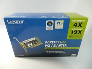 ADAPTATEUR PCI LINKSYS CISCO WIRELESS-N MODÈLE WMP300N RANGE MARK 4X/SPEED MARK 12X - Photo 1/1