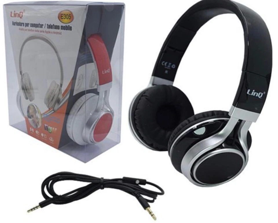 cuffia auricolare per computer Linq E305 - Immagine 1 di 1