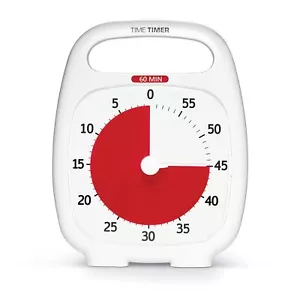 Time Timer PLUS 60 Minute Desk Visual Timer — Countdown Timer with Portable H... - Picture 1 of 6