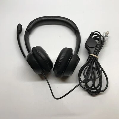 Logitech H390 USB Wired Noise-Cancelling Headband Headset with Boom Mic Black - Image 1 of 4
